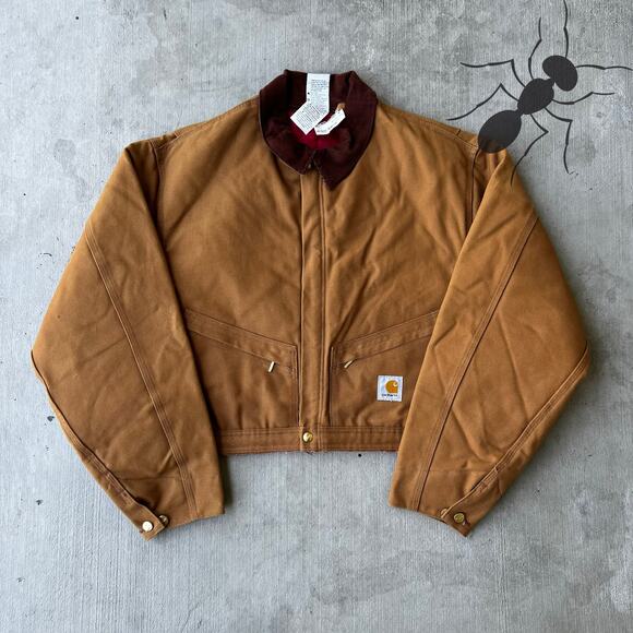 Carhartt Other - Carhartt cropped detroit style brown work wear jacket
